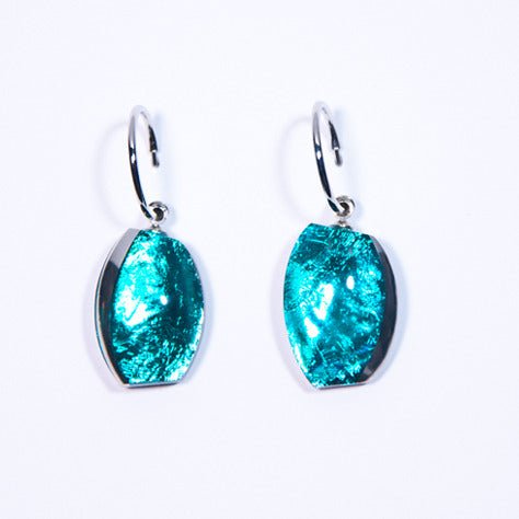 Turquoise Bridge Creole Earrings | The Jewellery Stop