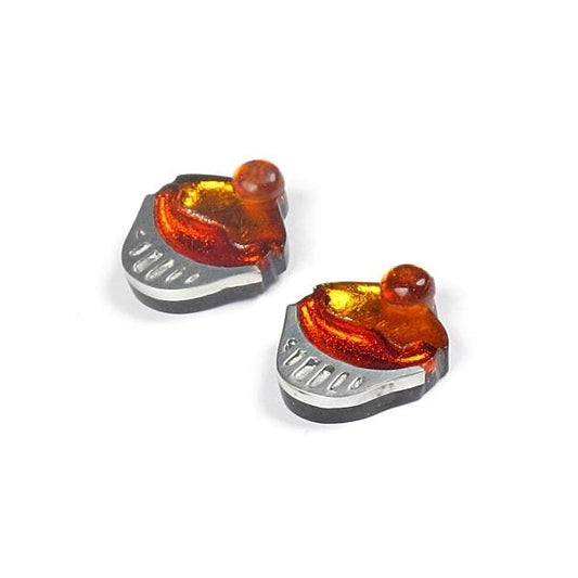 Tangerine Cupcake Stud Earrings | The Jewellery Stop