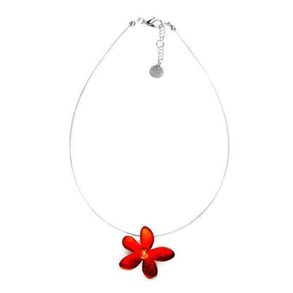 Red Flower Small Pendant | The Jewellery Stop