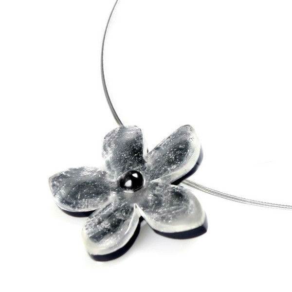 Silver Flower Small Pendant