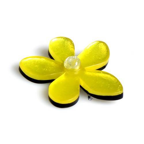 Yellow Flower Brooch