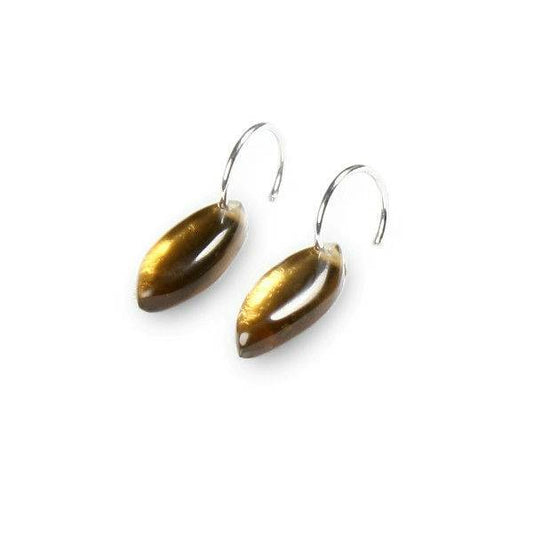 Gold Petal Creole Earrings | The Jewellery Stop