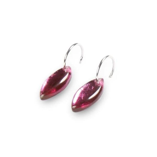 Pink Petal Creole Earrings | The Jewellery Stop
