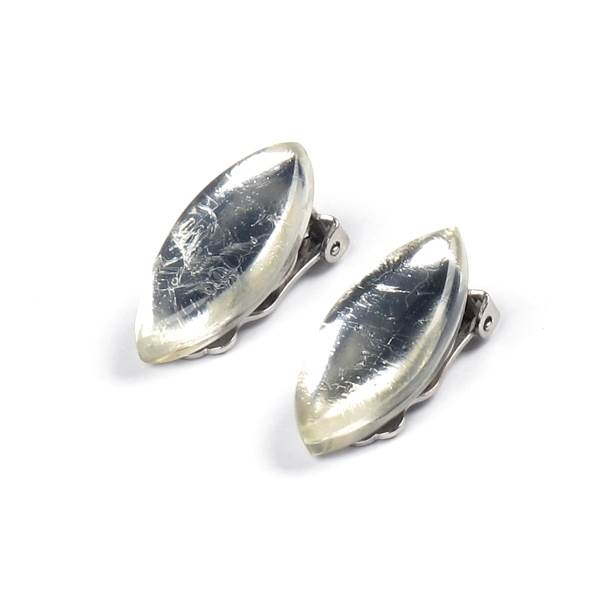 Silver Petal Clip Earrings | The Jewellery Stop