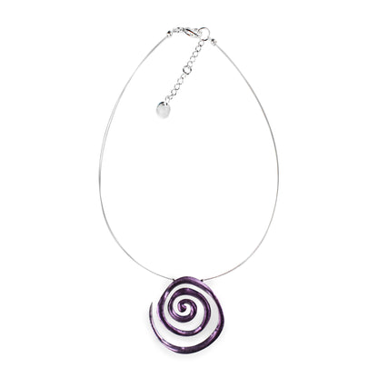 Purple Spirals pendant | The Jewellery Stop