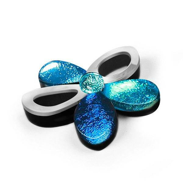 Ocean Eclectic Flower Brooch | The Jewellery Stop