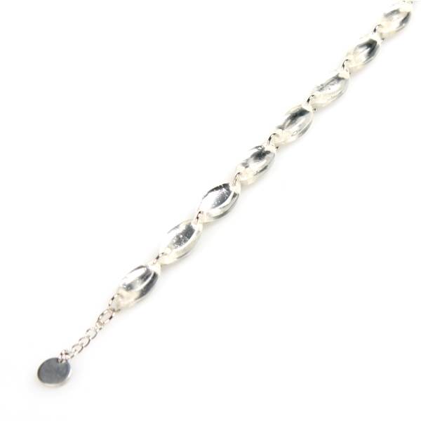 Silver Petal Bracelet