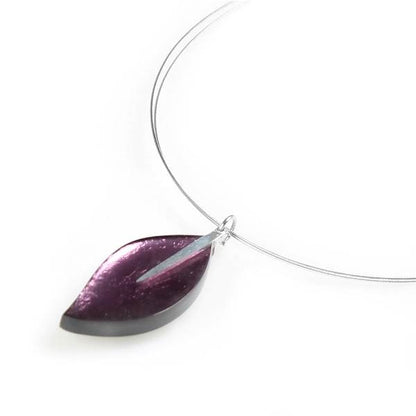 Purple Assorted Leaf pendant