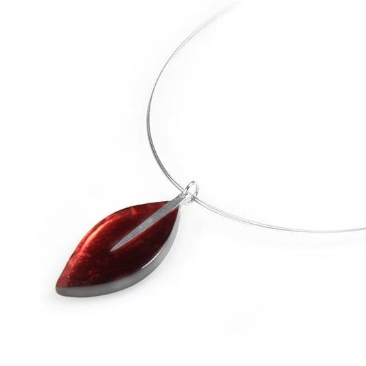 Rust Assorted Leaf pendant | The Jewellery Stop