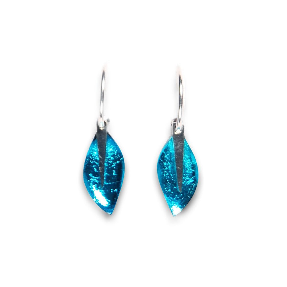 Turquoise Assorted Leaf Creole Earrings | The Jewellery Stop