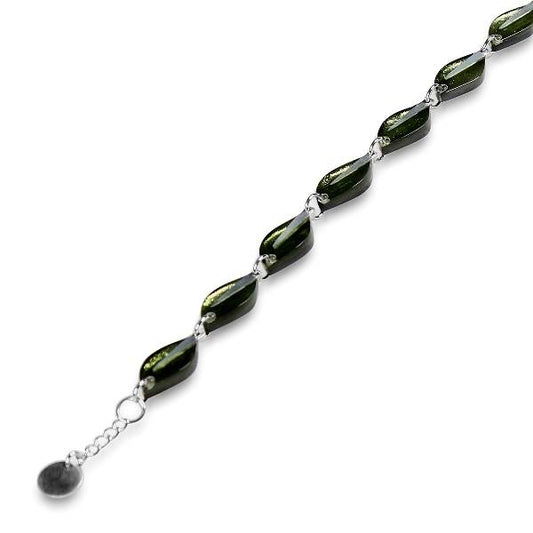 Moss Assorted Leaf bracelet | The Jewellery Stop
