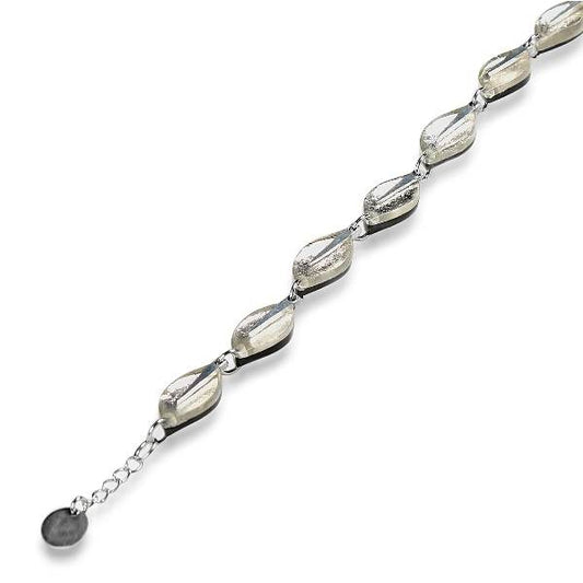Silver Assorted Leaf bracelet | The Jewellery Stop