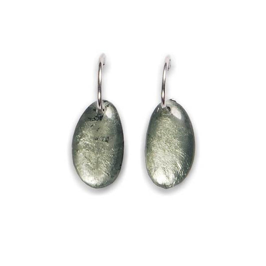 Moss Antique Pebble Creole Earrings | The Jewellery Stop