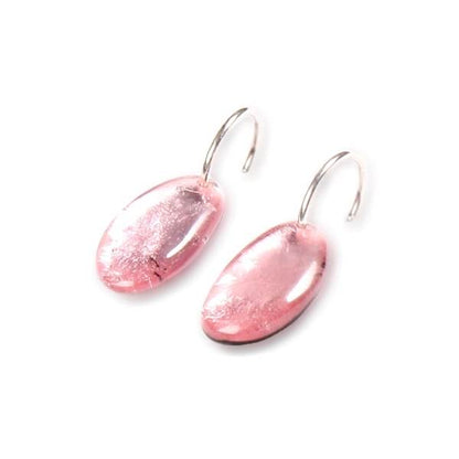 Rose Antique Pebble Creole Earrings | The Jewellery Stop