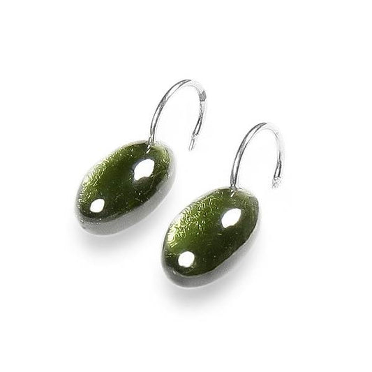 Moss Classic Ovals Rounded Creole Earrings | The Jewellery Stop