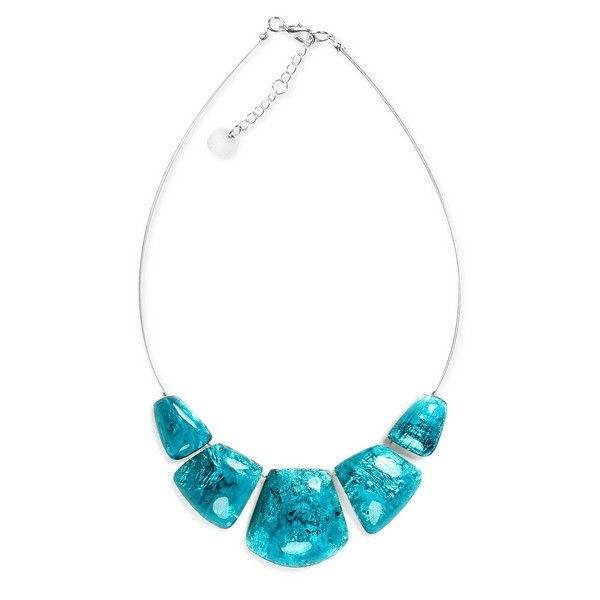 Teal Cleopatra Necklace