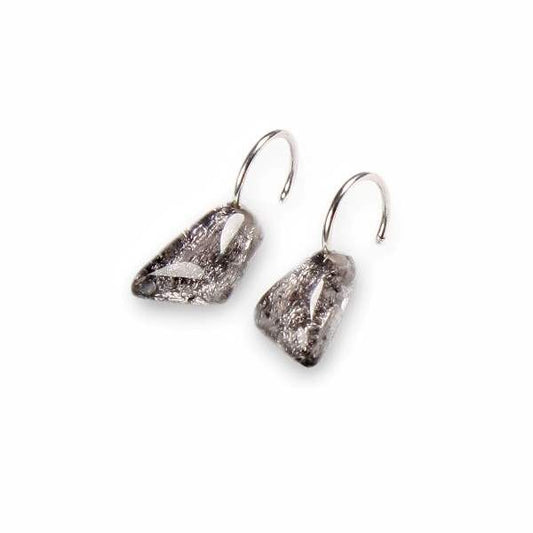 Grey Cleopatra Creole Earrings | The Jewellery Stop