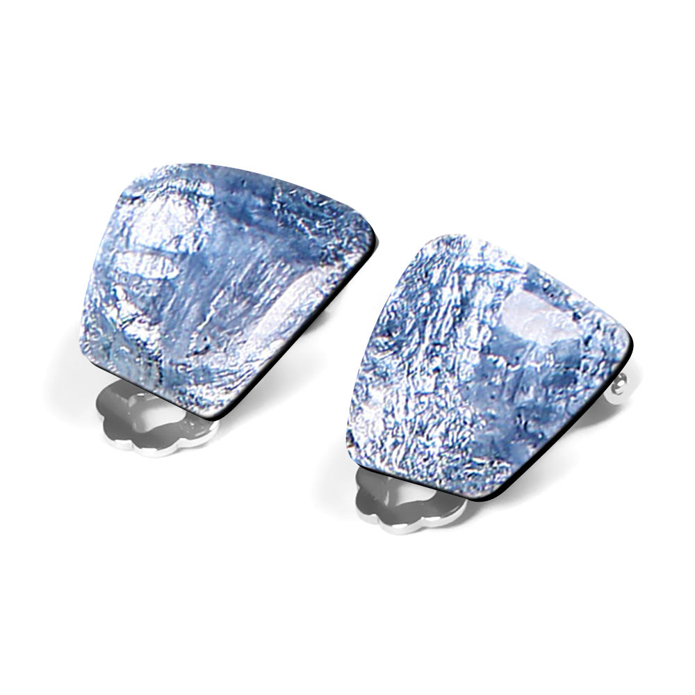 Ice Cleopatra Clip Earrings