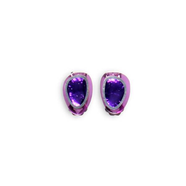 Mulberry Bubbles Clip Earrings | The Jewellery Stop