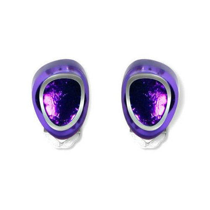 Peacock Bubbles Clip Earrings | The Jewellery Stop