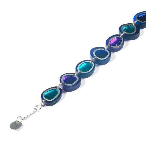 Peacock Bubbles Bracelet | The Jewellery Stop