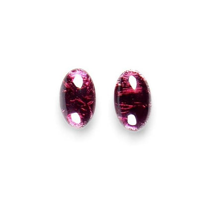 Rainbow Classic Ovals Rounded Stud Earrings | The Jewellery Stop