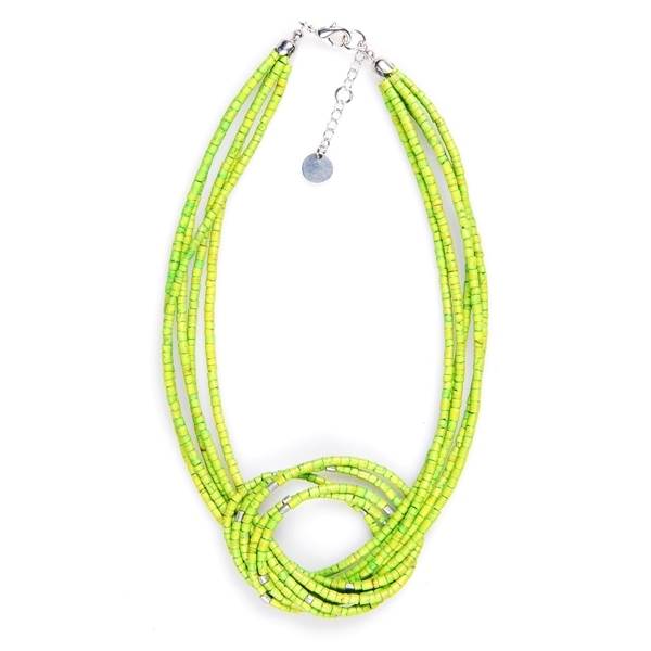 Lime Coco Knot Necklace