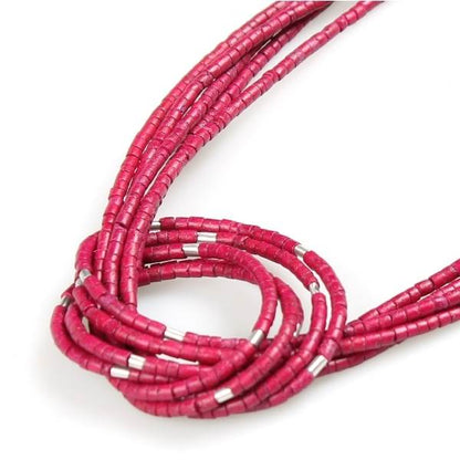 Pink Coco Knot Necklace