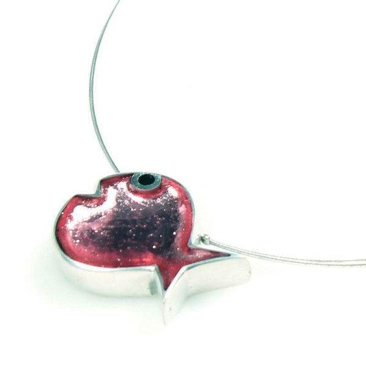 Rose Bubble Fish Large Pendant | The Jewellery Stop