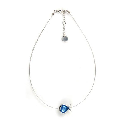 Blue Bubble Fish Small Pendant | The Jewellery Stop
