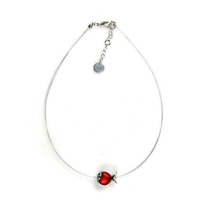 Red Bubble Fish Small Pendant | The Jewellery Stop