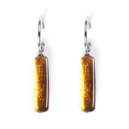 Mustard Matchsticks Creole Earrings