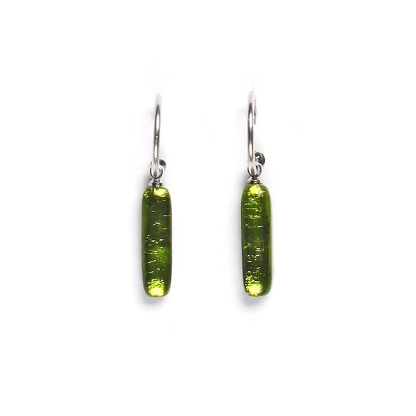 Peridot Matchsticks Creole Earrings | The Jewellery Stop