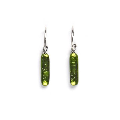 Peridot Matchsticks Creole Earrings | The Jewellery Stop