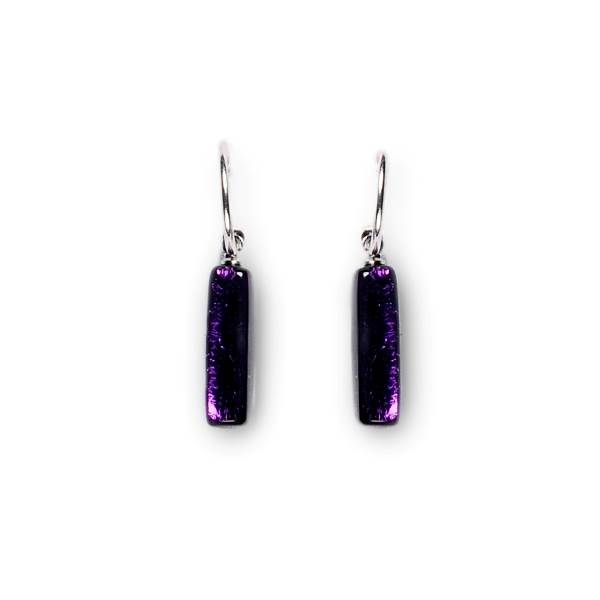 Purple Matchsticks Creole Earrings | The Jewellery Stop