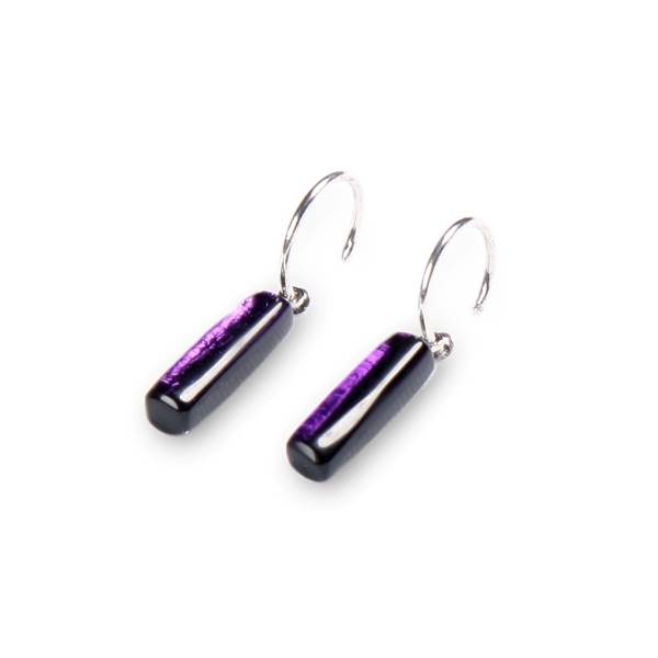 Purple Matchsticks Creole Earrings | The Jewellery Stop