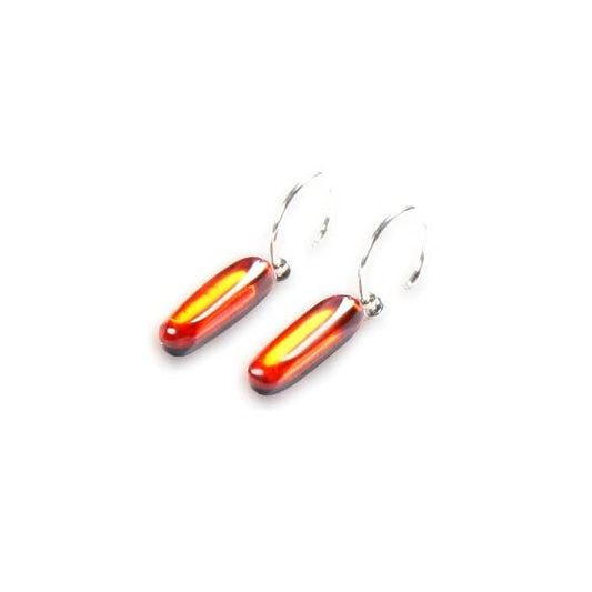 Toffee Matchsticks Creole Earrings | The Jewellery Stop