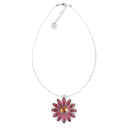 Pink Daisy Pendant | The Jewellery Stop