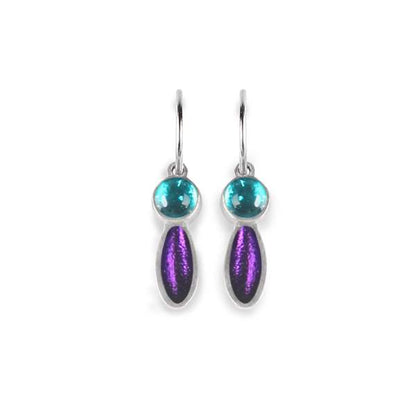 Peacock Daisy Creole Earrings | The Jewellery Stop