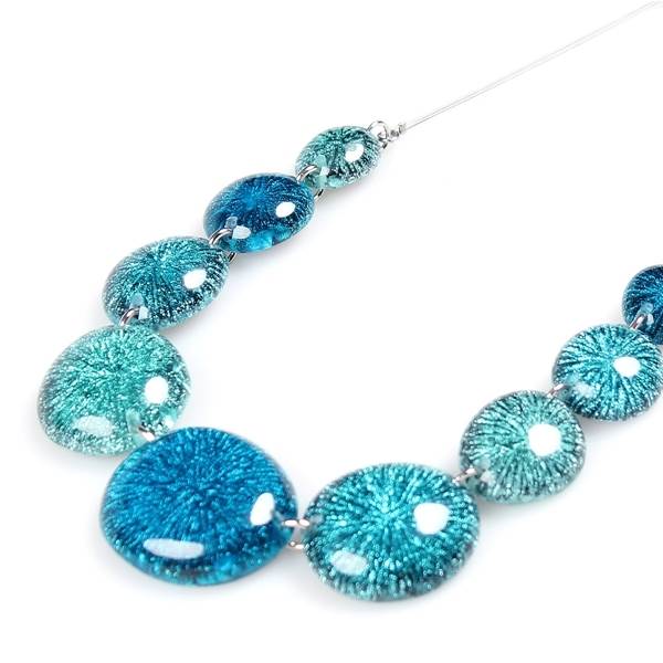 Turquoise Fireworks Necklace