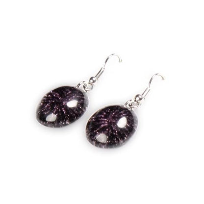 Purple Fireworks Fish Hook Earrings | The Jewellery Stop