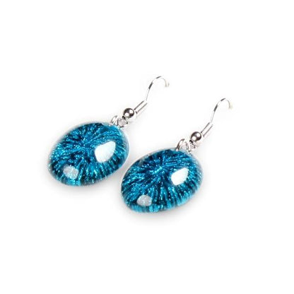 Turquoise Fireworks Fish Hook Earrings | The Jewellery Stop