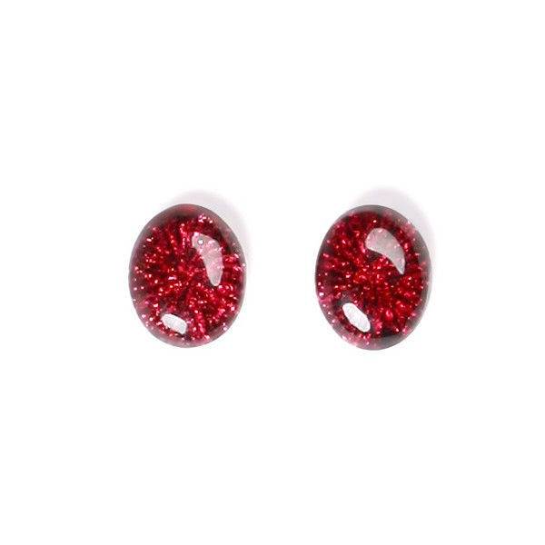 Raspberry Fireworks Stud Earrings | The Jewellery Stop