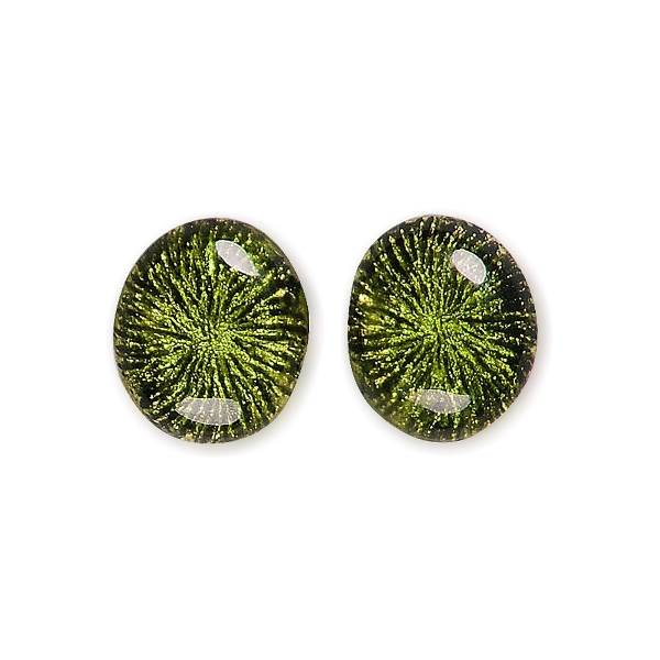 Peridot Fireworks Clip Earrings | The Jewellery Stop