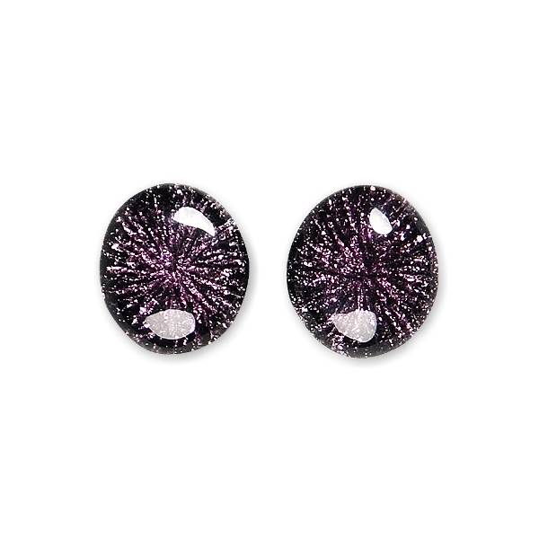 Purple Fireworks Clip Earrings | The Jewellery Stop