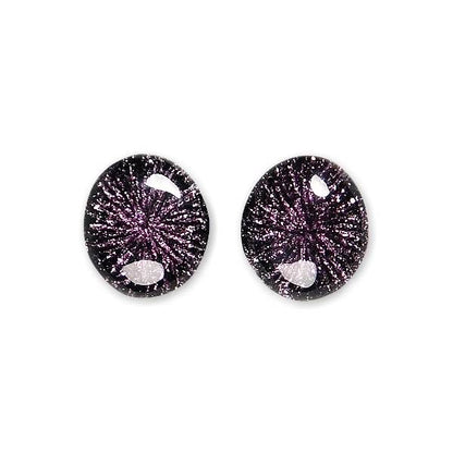 Purple Fireworks Clip Earrings | The Jewellery Stop