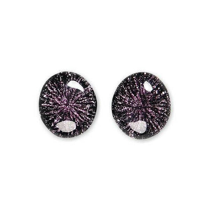 Violet Fireworks Clip Earrings | The Jewellery Stop