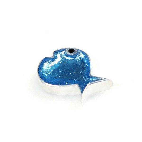 Denim Bubble Fish Brooch | The Jewellery Stop