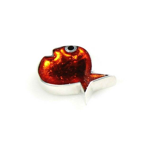Orange Bubble Fish Brooch | The Jewellery Stop