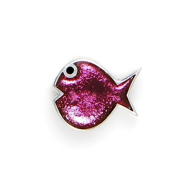 Pink Bubble Fish Brooch | The Jewellery Stop